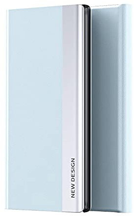 FanYuan Cover per Huawei P Smart PRO 2019. Custodia Chiusura Magnetica Flip Case Stile, Staffa Pieghevole, AntiGraffio, Antiurto, Custodia per Huawei P Smart PRO 2019.(Azzurro)