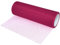 AERZETIX - C55256 - Rollo red de tul 15cm x 9m - color: rosa fucsia - para confección costura ropa artesanía decoración