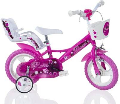 SCH Bicyclette Roses Vélo Enfant Fille, 12