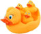 KOKSI Juguetes de natación familiares de pato de goma para baño de bebé, piscina, patitos grandes y pequeños, juego de baño, juego de 4
