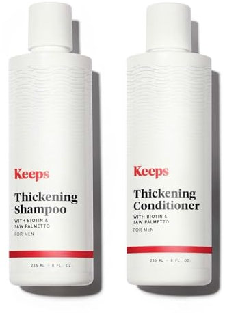 Keeps Haarverdichtungs-Shampoo & Conditioner-Set – Behandlung für dünner werdendes