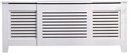 AVC Designs Kensington Radiator Cover Adjustable Horizontal Cabinet White…