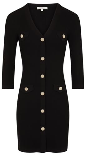 Morgan Femme 241-rmlily Robe, Noir, L EU