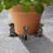 Mini Pot feet, Cute Animal Shaped Pots Feet Animal Figurines Ornaments Plant Pot Support Feet, for Indoor and Outdoor Plant pots to Improve Airflow Drainage Resin Flower Risers Decorative Feet(Dog)