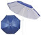 H HANSEL HOME Sombrilla Playa Inclinable de Acero Parasol Playa Plegable Protección Solar - 200cm, Azul Oscuro