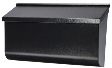 MELPHI Moderner Briefkasten Mit Großem Fassungsvermögen, Hergestellt Aus Verzinktem Metall Zum Schutz Vor Witterungseinflüssen Und Diebstahl, Ideal Für Kleine Pakete Und Umschläge