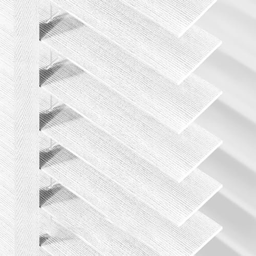 26 36 48 in Width French Doors Wood Blinds & Shades, Top Down Light Blocking Thermal Kitchen Blinds, Office Louver for Living Meeting Tea Dining Room (Color : D, Size : 99IN_48IN)