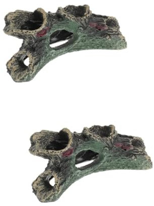 BESPORTBLE 2St Felsenhöhle Statuendekor Treibholz zum Basteln bürodeko büro Dekoration Spielzeug Zubehör für Aquarien Dekorationen für das Schildkrötenbecken Aquariumhöhle