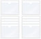 FDCGAS Tasca per Schede Autoadesive - 10 PCS Trasparente Autoadesivo Supporto per Il Permesso di Parcheggio Confezione Tasche Autoadesive per Carte,per Auto,Parabrezza,Distintivi(10 * 8cm)