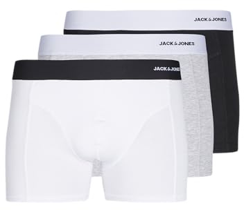 JACK & JONES Herren Jacsense Bamboo Trunks 3 Pack Sn, White, x_l (3er Pack)