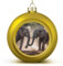 Weihnachtsbaumschmuck, zwei Elefanten spielen Weihnachtskugel-Dekorationsset, Weihnachtsbaumschmuck für Urlaubsdekoration