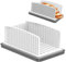 Bread Slicer for Homemade Bread, Adujustable Bread Cutter Bread Slicer Machine Foldable Sourdough Slicer, Bread Cutter Slicer for Cutting Homemade Bread, Bagels, Cakes, Loaf, Toast(Colour:White)