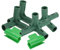 TOYANDONA 1juego Conjunto De Adaptadores De Plástico para Invernadero Accesorios De Jardinería Kit De Conexiones Estables y Duraderas para Construcción De Estructuras De Cultivo Fácil