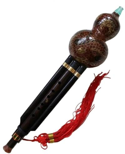 Hulusi Handgemachte Bb/C Hulusi Ebenholz Flöte Kürbis Flöte Instrument C Schlüssel Fall Für Erwachsene