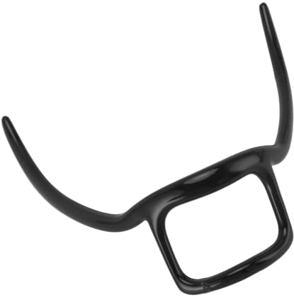 BONKZEBU Haarpflege-Schablone, Kompakter Tragbarer Betrieb für den Heim- und Salongebrauch, Bart-Styling-Schneidwerkzeug für Verschiedene Barttypen (Schwarz)