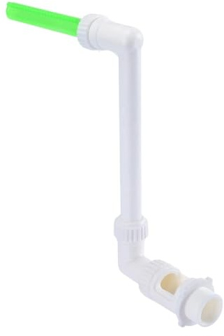 FACAIIO Fontaine de piscine lumineuse avec buse phosphorescente, arroseur réglable pour piscines hors sol et creusées