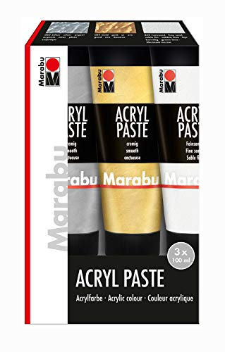 Marabu 120200087 100ml Tube Or, Sable, Argent peinture acrylique - Peintures acryliques (Or, Sable, Argent, 100 ml, Tube)