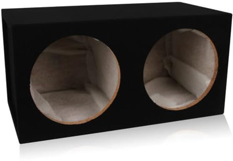 Belva Dual 12 Car Subwoofer Box Sigillato 3/4 MDF Prefoderato Polyfil [MDFD12]