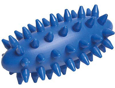 TOGU Noppenball lang 7 x 4 cm, Massageball, Igelball, Blau