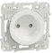 Schneider Electric - Odace, prise de courant 2P Blanc, à vis, connexion rapide - S520033