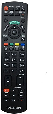 Vinabty sostituito N2QAYB000487 N2QAYB000239 telecomando per Panasonic TX-P37C2B TX-L19E3B TX-L19E3E TX-L24C3B TX-L24C3E TX-P37C2E TX-L24E3B TX-L24E3E TX-L32C2B TX-L32C2E TX-L32C3B TX-L32C3E L32C4B
