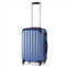 MONZANA® Koffer Handgepäck ABS Hard Case 4 Rollen Teleskopgriff Zahlenschloss Kantenschutz Reisekoffer Hartschalenkoffer Rollkoffer Trolley Blau L