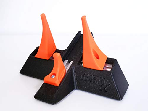 Teremi X - Etikettierhilfe für Dosen, Flaschen, Gläser mit 2-6cm Durchmesser ꟾ Etikettenhöhe frei wählbar bis 3,5cm Höhe ꟾ Flaschen schnell, genau und einfach etikettieren