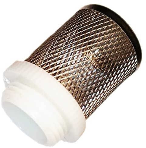 1/2 Zoll Vorsatzfilter aus Edelstahl mit Außengewinde KorbØ ca.27mm