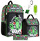 Minecraft Juego de Mochila Escolar para niños con Bolsa de Almuerzo y Estuche para lápices, Multicolor, Talla única, Juego de Mochila Escolar