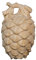 Zirbenzapfen - Massivholz Zirbe - 5 x 2,8 cm - Made in Südtirol