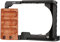 AKIROOD ZV-E10 Cage pour appareil photo Sony ZV-E10, accessoire de prise de vue vidéo, sabot d'extension pour microphone/lumière avec poignée en bois