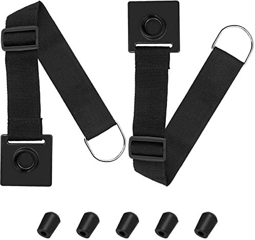 2 x Cello-Endstift-Stopper und 5 x Cello-Endstift-Gummispitze, SourceTon Cello-Endstift-Anker mit massivem Metall-D-Ring, verstellbarem Riemen zum Schutz des Bodens vor Kratzern und rutschfestem Zubehör