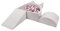 KiddyMoon Parque Infantil De Espuma con Triángulo Piscina De Bolas (300 Bolas) para Niños, Gris Claro: Blanco/Gris/Rosa Claro