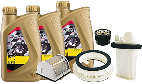 KIT TAGLIANDO FILTRO OLIO FILTRO ARIA ED OLIO COMPATIBILE PER YAMAHA TMAX T-MAX 500 FINO AL 2007.