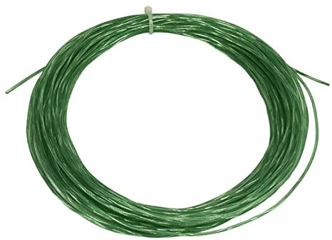 Kufoo Ersatz-Schlägersaite, Schlagfeste Tennisschläger-Saite 12,2 M 1,30 Mm Filigran Zur Reparatur (Grün)