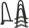 Ensemble de Pieds de Table en Épingle 4 pcs, Pieds de Table en Épingle à Cheveux, Pieds En Épingle À Cheveux En Acier avec 2 Tiges Robustes, Pieds de Meubles Noirs pour Créer Table (20cm (noir))