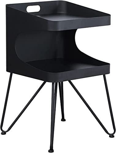 Salon Moderne Table Basse Table de Chevet Chambre Fer forgé Table de Chevet créative canapé Table d'appoint personnalité Minimaliste Moderne Petite Table Basse Armoire latérale Rangement tir
