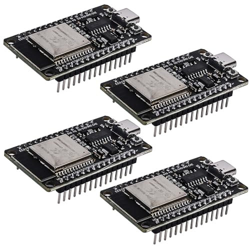 3/4 Stück ESP32 Entwicklungsplatine NodeMCU Module: ESP32 Typ C NodeMCU Development Board, 2.4GHz Dual-Mode WiFi + Bluetooth Dual Cores Microcontroller Integrated, ESP-WROOM-32, CH340C Chip (4 Stück)
