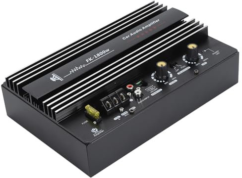 Scheda Amplificatore per Auto 12V 1800W Facile da Installare Scheda Amplificatore Subwoofer per Auto Potente Versatile per Altoparlanti a Doppia Bobina
