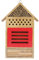 BESPORTBLE Bienen Nest insektenhotel Insekten Hotel Bienenhotel Teichfilterschwämme und hölzerner Bienenstock Insektenhaus aus Holz Handbuch Bienenwabe Chinesische Biene