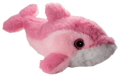 Carl Dick Delfin rosa mit Glitzer-Augen, Plüschtier, Kuscheltier ca. 29cm 3584