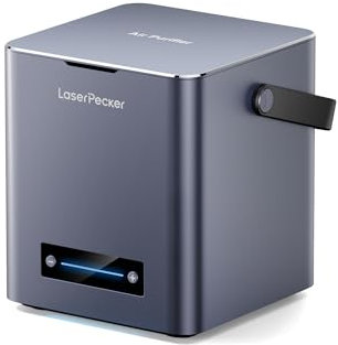 LaserPecker Desktop Smoke Air Purifier, Fume Extractor with 4-Layer Filtration Portable Air Purifier for All LaserPecker Machines, Designed for Wood and Metal Cutting and Engraving