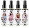 Nuke Guys Car Scents Set | 4 x 100ml Auto Duft Spray Autoparfüm | 1x Sweet Geisha 1x Bubblegum 1x Morgenständchen 1x Flores Scent - Praktischer Lufterfrischer | angenehmer Autoduft für den Innenraum