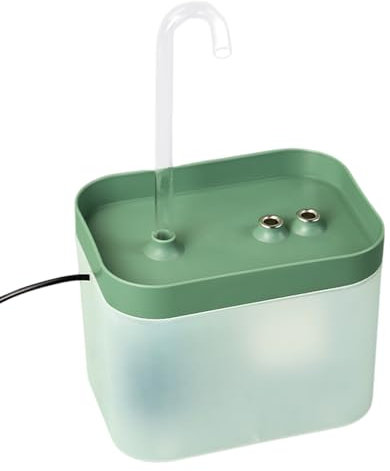 Petyoung Fontaine à eau pour chat, super silencieuse de 1,5 l, distributeur d'eau potable automatique pour animaux de compagnie