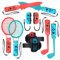 REY Accesorios para Nintendo Switch, Mandos Joy con, Juegos Deportivos, 10 en 1