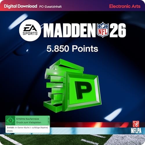 EA SPORTS MADDEN NFL 26 5850 Madden Points PC | Download Code EA App | Deutsch