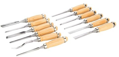 Silverline 250241 - Set 12 sgorbie 135 mm
