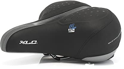XLC Damen Fahrradsattel City Globetrotter SA-G02 Sattel, Schwarz, One Size