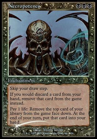 Magic: the Gathering - Necropotence - Deckmasters - Foil