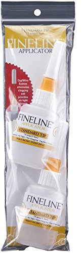 Fineline Applicators Plastic Fine line W/Empty Bottle 18 Gauge Twin Pack-1.25 Ounces 2 kg